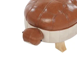 Best Beliani Elainrahi Ruskea Keinonahkainen Turtle
