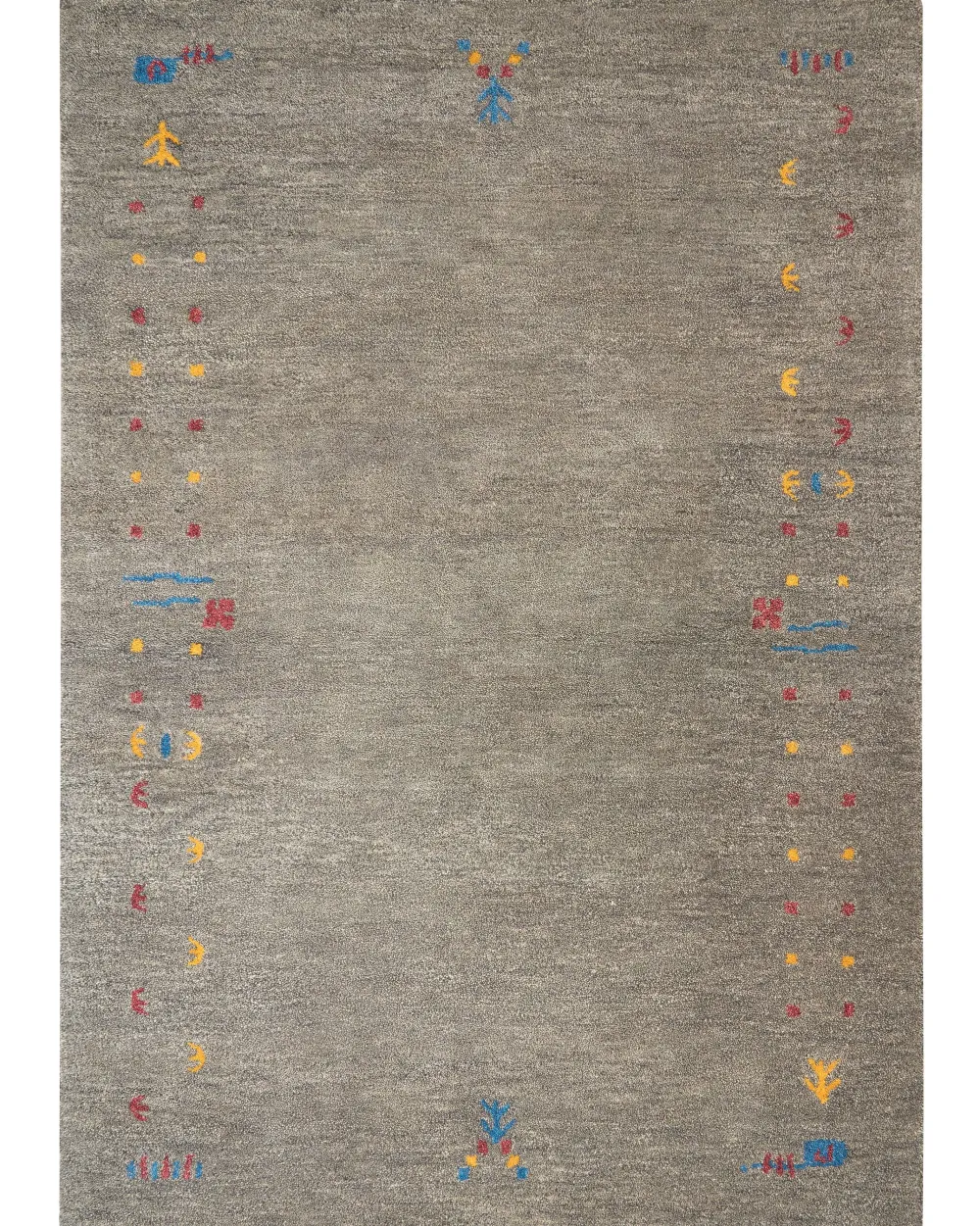 Matot<Beliani Gabbeh-Matto Villa Harmaa 160 X 230 Cm Seymen