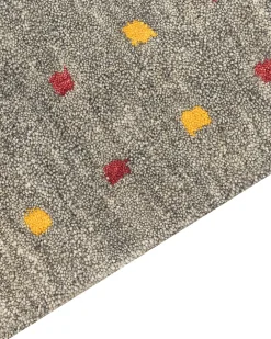 Matot<Beliani Gabbeh-Matto Villa Harmaa 160 X 230 Cm Seymen