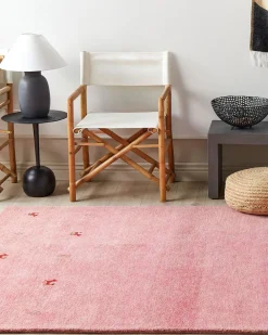 Matot<Beliani Gabbeh-Matto Villa Vaaleanpunainen 160 X 230 Cm Yulafi