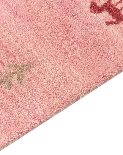 Matot<Beliani Gabbeh-Matto Villa Vaaleanpunainen 160 X 230 Cm Yulafi