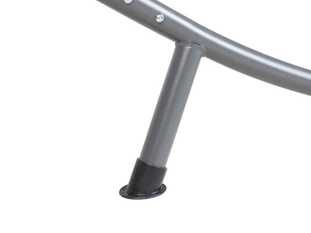 New Beliani Harmaa Aurinkotuoli Katoksella Terno