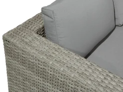 Cheap Beliani Harmaa 8-Istuttava Ulkosohvaryhma Pe-Rottingista Xxl