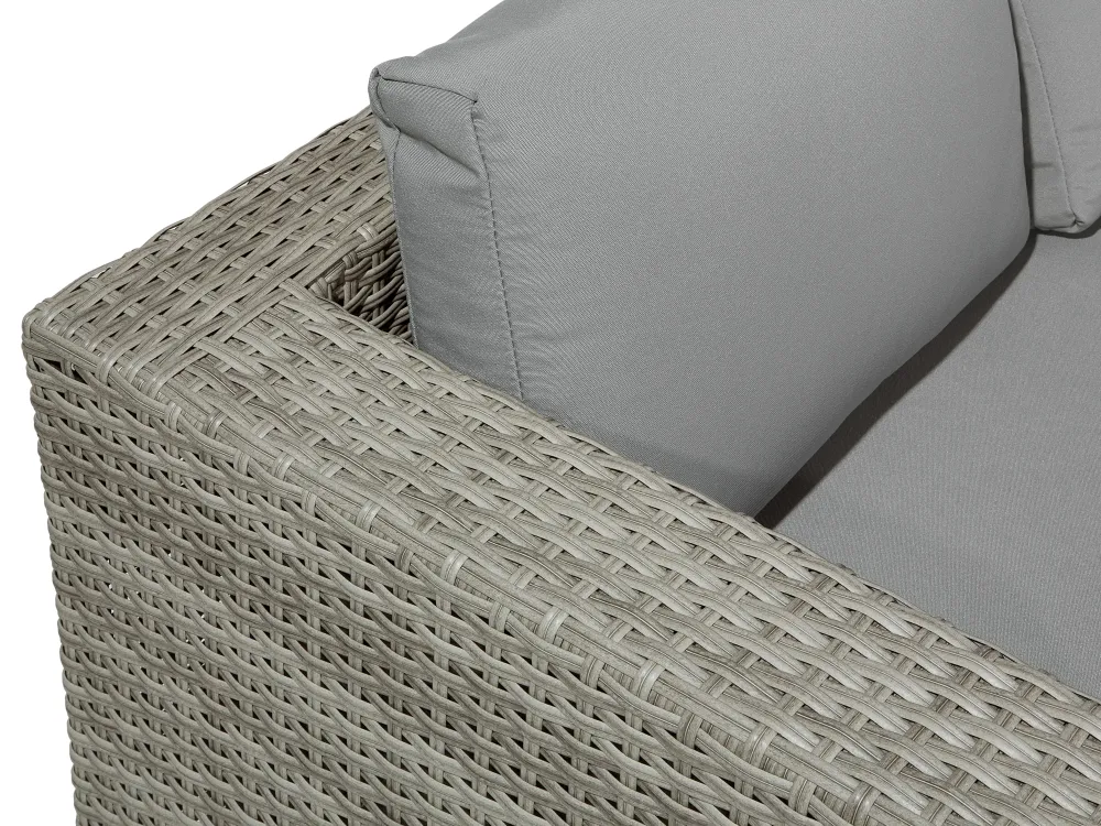 Cheap Beliani Harmaa 8-Istuttava Ulkosohvaryhma Pe-Rottingista Xxl