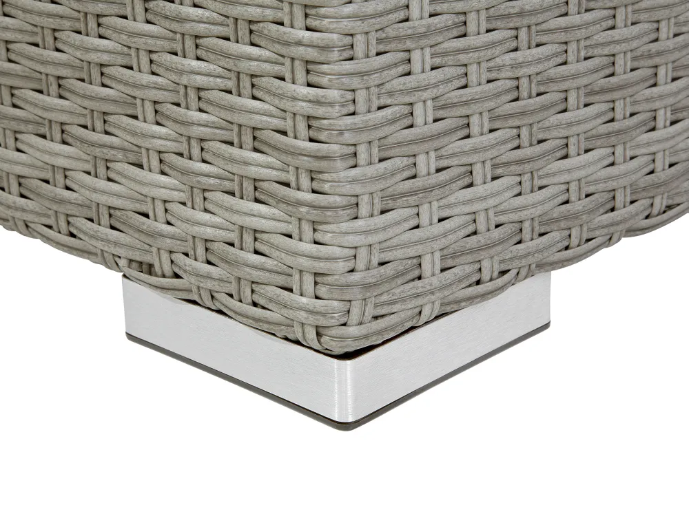 Cheap Beliani Harmaa 8-Istuttava Ulkosohvaryhma Pe-Rottingista Xxl