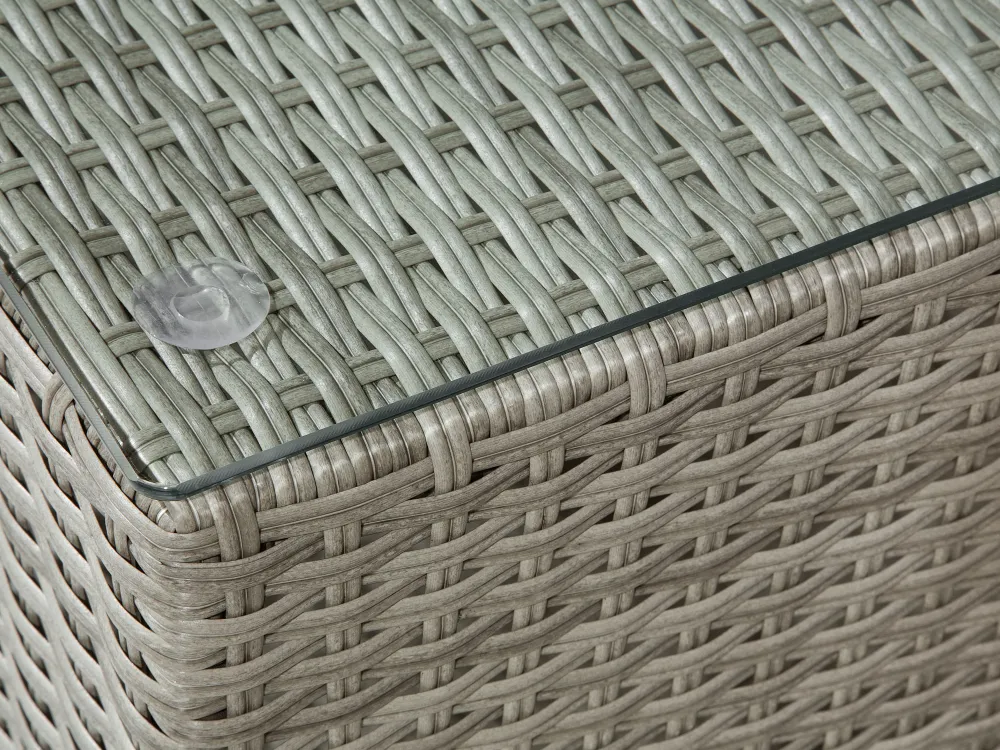 Cheap Beliani Harmaa 8-Istuttava Ulkosohvaryhma Pe-Rottingista Xxl