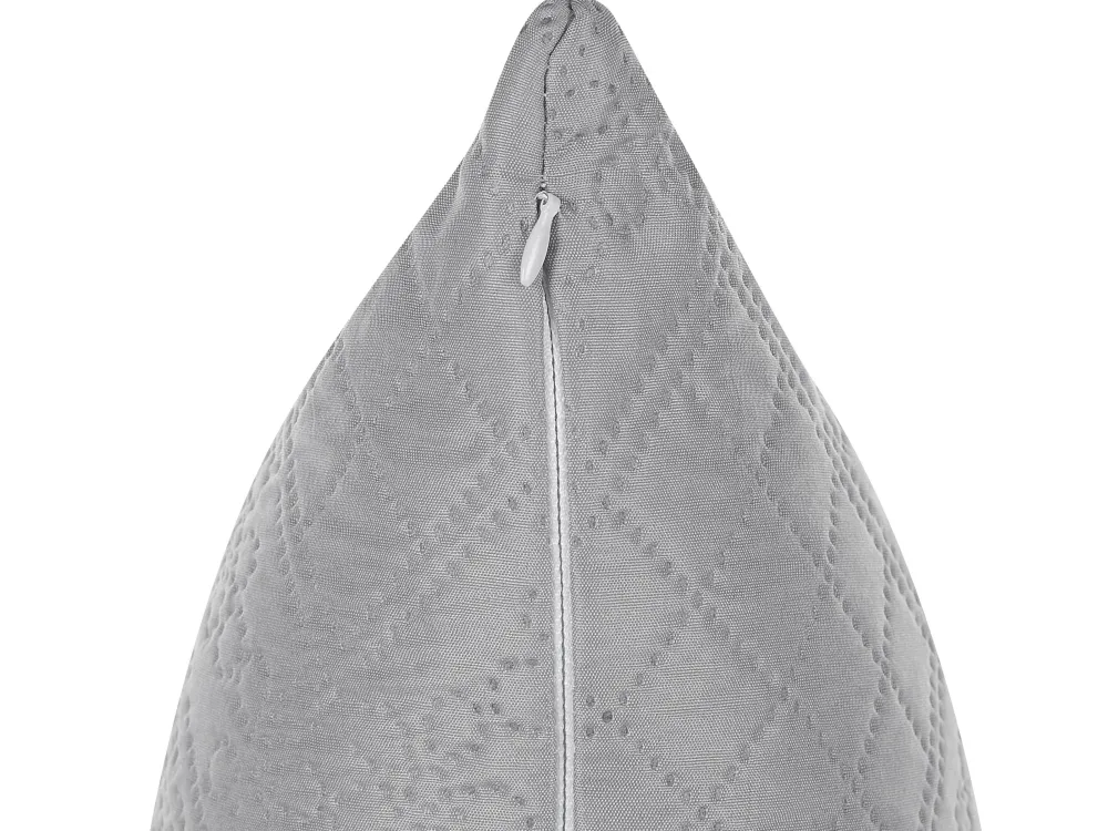 Tekstiilit<Beliani Harmaa Kohokuvioitu Paivapeittosetti 140 X 210 Cm Alamut