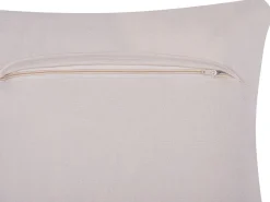 Shop Beliani Harmaa Nahkainen Tilkkukoristetyynysetti 45 X 45 Cm 2 Kpl Neeloor