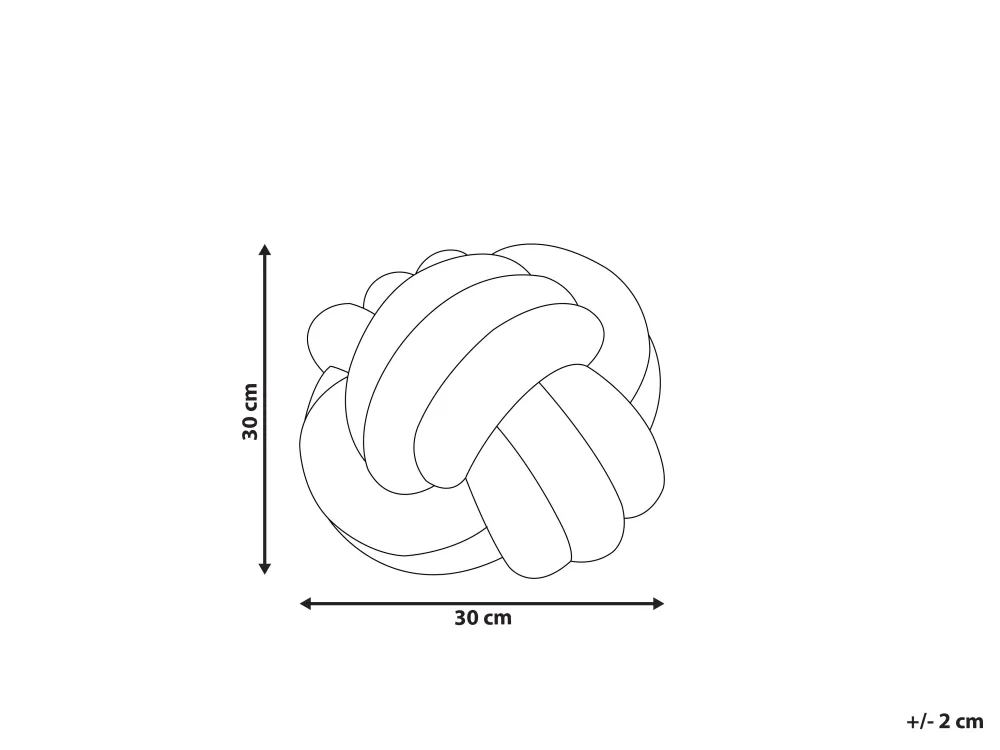 Online Beliani Harmaa Samettinen Solmutyyny Kimalteella O 30 Cm Malni