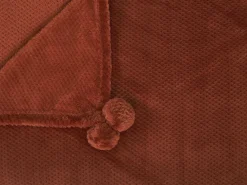 Tekstiilit<Beliani Huopa 200 X 220 Cm Ruskea Saitler