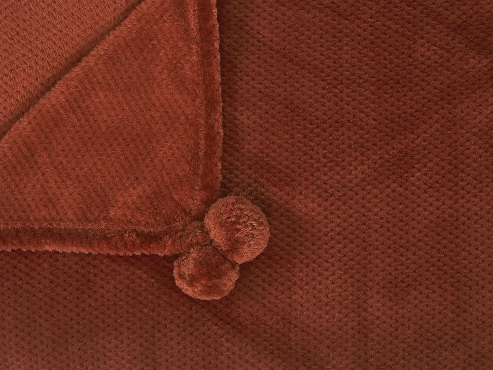 Tekstiilit<Beliani Huopa 200 X 220 Cm Ruskea Saitler