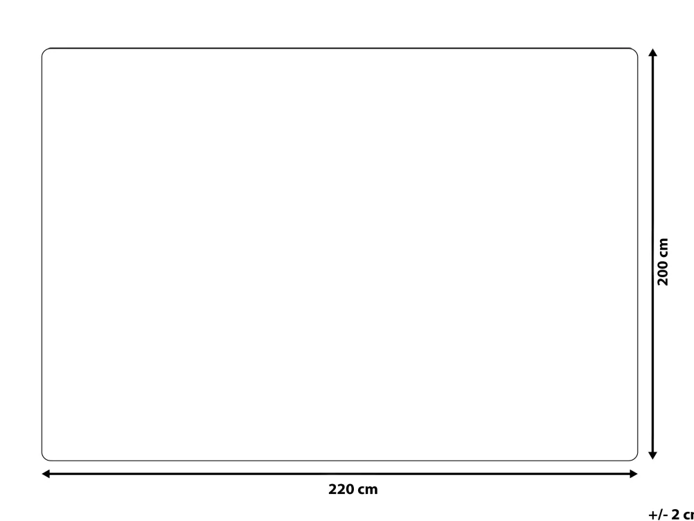 Tekstiilit<Beliani Huopa 200 X 220 Cm Ruskea Saitler