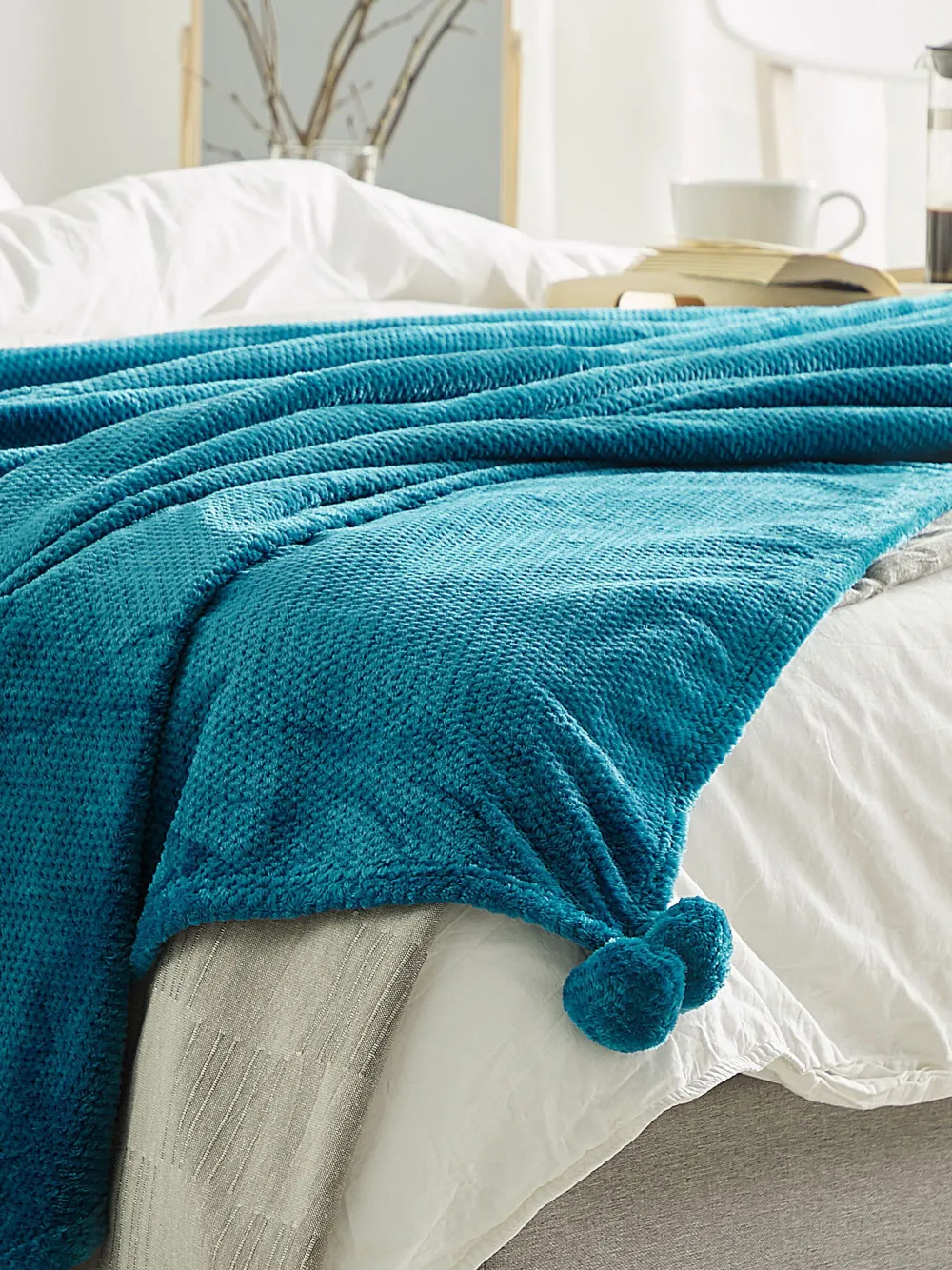 Cheap Beliani Huopa 200 X 220 Cm Turkoosi Saitler