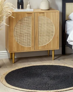 Flash Sale Beliani Huopa Beige/Musta 130 X 170 Cm Kudiya