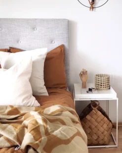 Tekstiilit<Beliani Huopa Beige/Oranssi 130 X 170 Cm Bangre