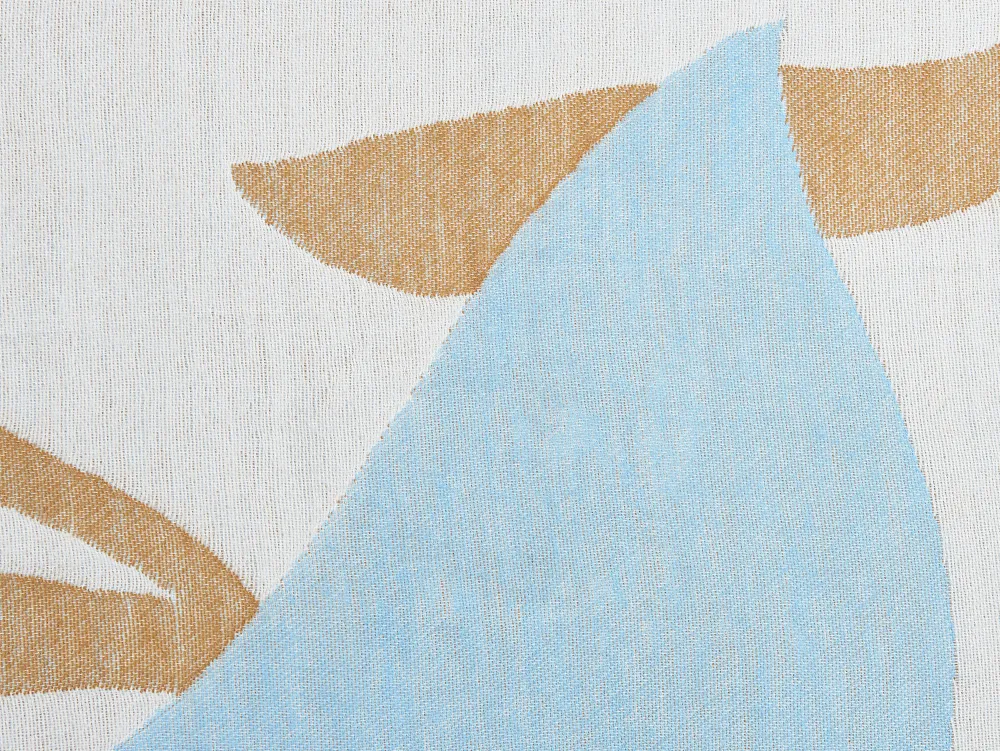 Tekstiilit<Beliani Huopa Beige/Sininen 130 X 170 Cm Hakui