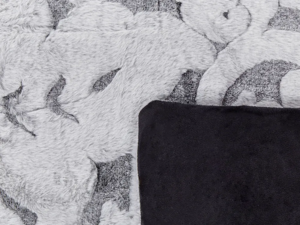 Tekstiilit<Beliani Huopa Kangas Harmaa 150 X 200 Cm Kosi