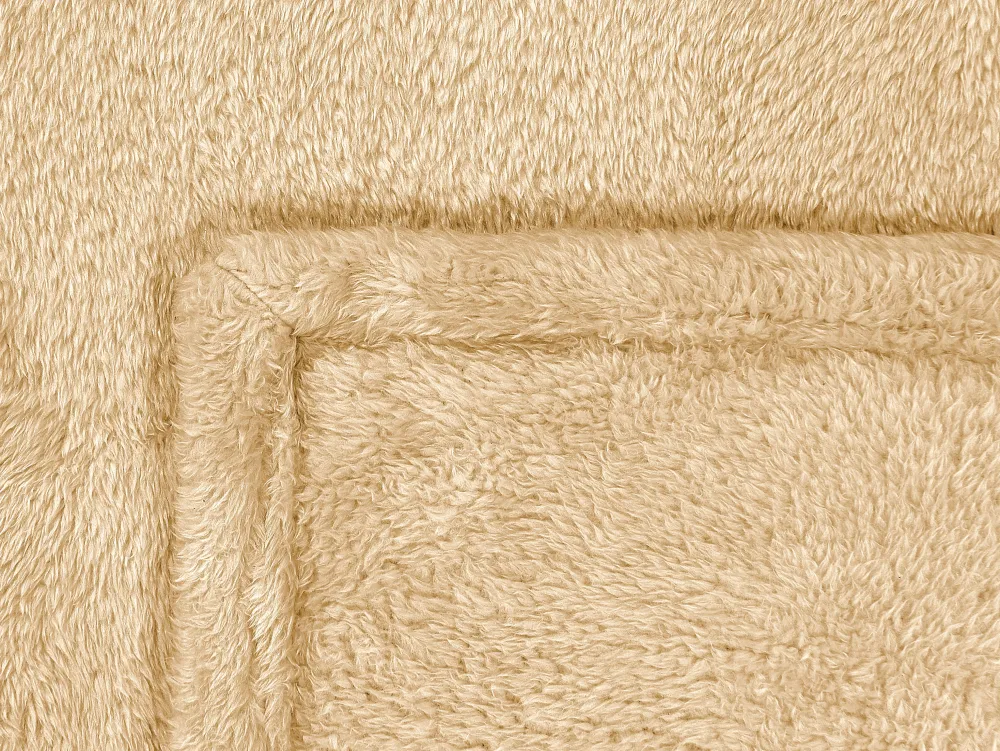 Tekstiilit<Beliani Huopa Kangas Hiekanruskea 125 X 150 Cm Namdu