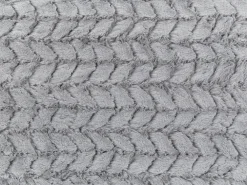 Tekstiilit<Beliani Huopa Kangas Vaaleanharmaa 200 X 220 Cm Saraswati