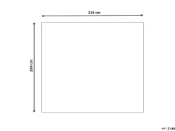 Cheap Beliani Huopa Kangas Valkoinen 200 X 220 Cm Bjas