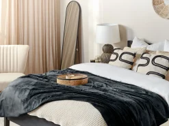 Cheap Beliani Huopa Musta 200 X 220 Cm Bayburt