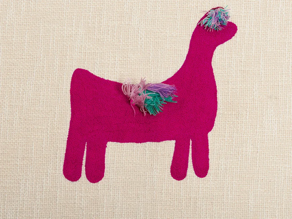 Tekstiilit<Beliani Huopa Puuvilla Beige/Vaaleanpunainen 130 X 180 Cm Nandyal