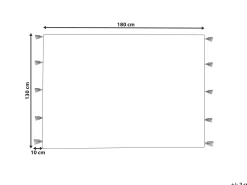 Tekstiilit<Beliani Huopa Puuvilla Beige/Vaaleanpunainen 130 X 180 Cm Nandyal