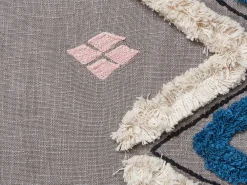 Outlet Beliani Huopa Puuvilla Harmaa 130 X 180 Cm Kottayam