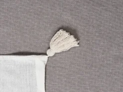 Outlet Beliani Huopa Puuvilla Harmaa 130 X 180 Cm Kottayam