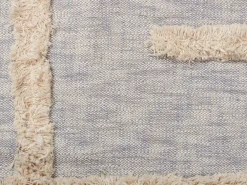 Cheap Beliani Huopa Puuvilla Harmaa/Beige 130 X 180 Cm Hospet