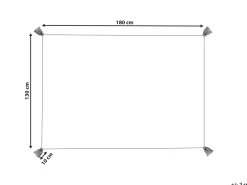 Discount Beliani Huopa Puuvilla Monivarinen 130 X 180 Cm Dibrugarh