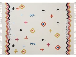 Shop Beliani Huopa Puuvilla Monivarinen 130 X 180 Cm Morena