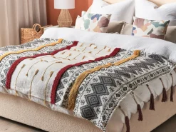 Tekstiilit<Beliani Huopa Puuvilla Monivarinen 130 X 180 Cm Ambala