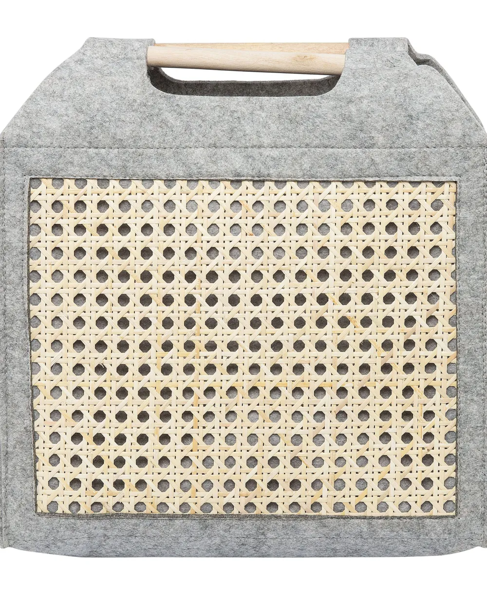 Discount Beliani Huopakori Vaaleanharmaa/Vaalea Puu 3 Kpl Sariot