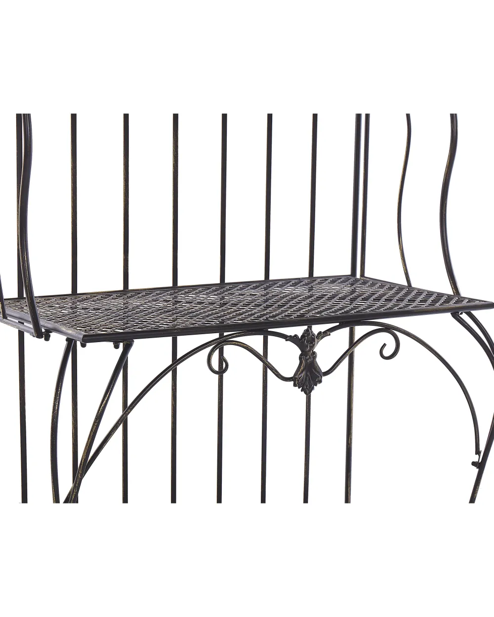 New Beliani Hylly Rauta 4 Hyllya Musta Pavona