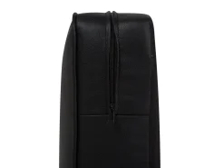 Sohvat<Beliani Iso Musta 3-Istuttava Keinonahkasohva Chesterfield