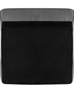 Nojatuolit<Beliani Iso Vaaleanharmaa Kangasverhoiltu Nojatuoli Chesterfield