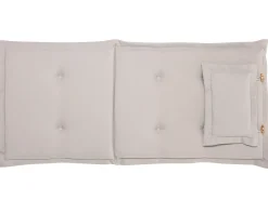 Tekstiilit<Beliani Istuintyyny 2 Kpl Harmaanruskea Maui