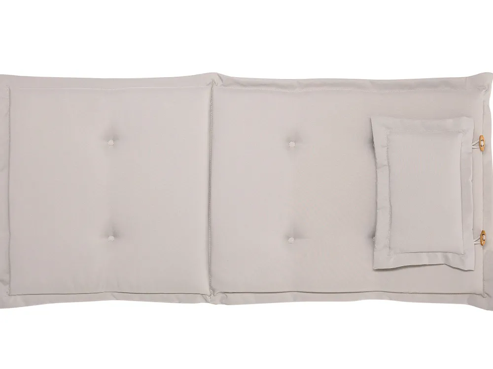 Tekstiilit<Beliani Istuintyyny 2 Kpl Harmaanruskea Maui