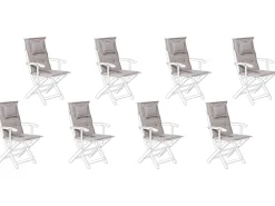 Cheap Beliani Istuintyyny 8 Kpl Harmaanruskea Maui