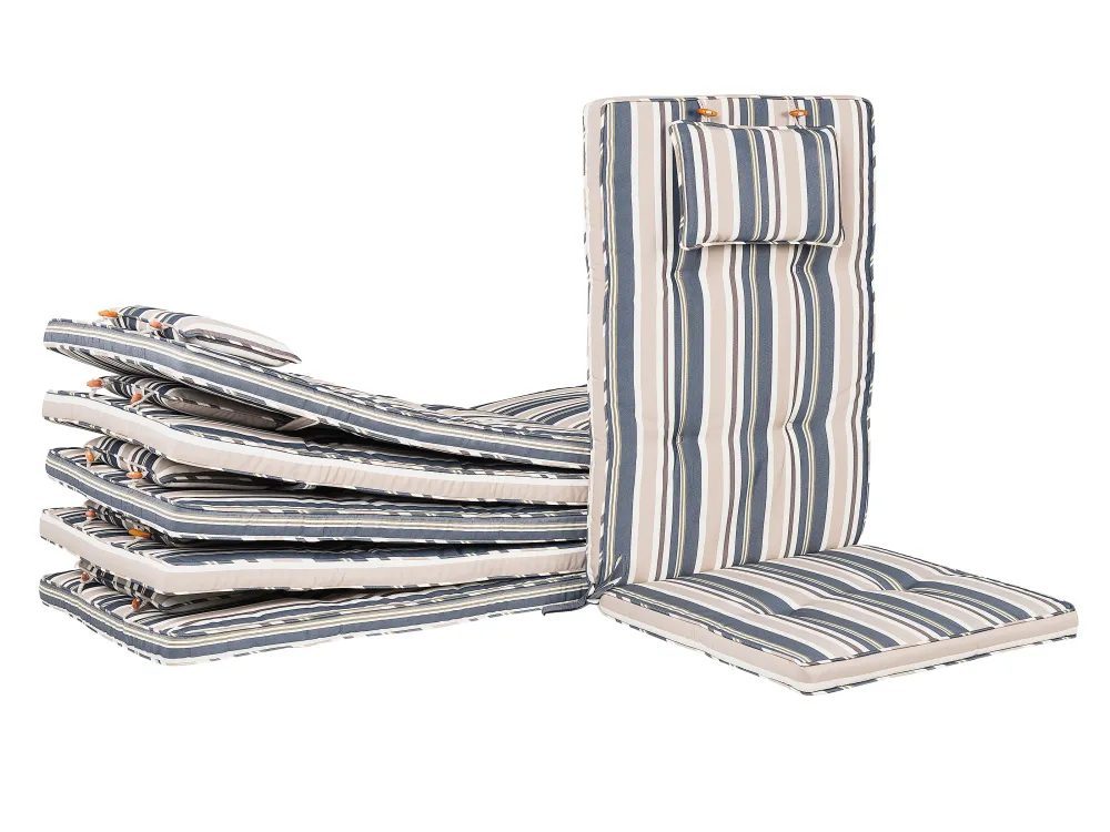 Tekstiilit<Beliani Istuintyyny 8 Kpl Varikas Maui