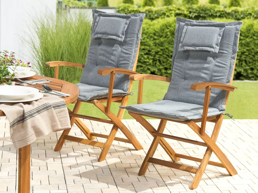 Hot Beliani Istuintyyny 2Kpl Harmaa Maui