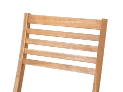 Ulkokalusteet<Beliani 2-Istuttava Bistrosetti Akaasia Vaalea Puu Fiji