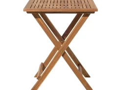 Ulkokalusteet<Beliani 2-Istuttava Bistrosetti Akaasia Vaalea Puu Fiji