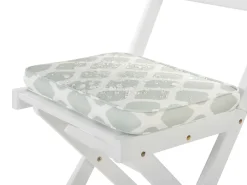 Ulkokalusteet<Beliani 2-Istuttava Bistrosetti Akaasia Valkoinen/Mintunvihrea Fiji