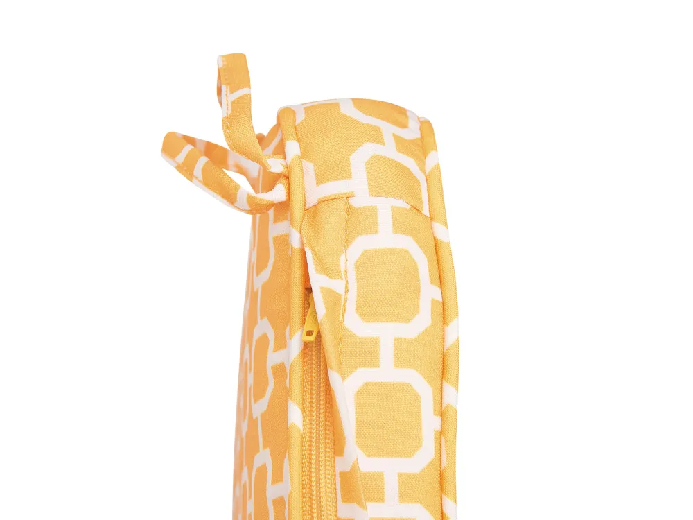 Ulkokalusteet<Beliani 2-Istuttava Bistrosetti Akaasia Valkoinen/Keltainen Fiji