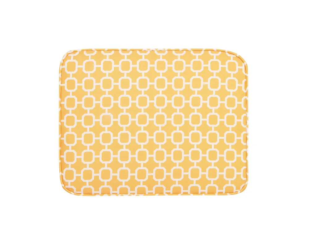 Ulkokalusteet<Beliani 2-Istuttava Bistrosetti Akaasia Valkoinen/Keltainen Fiji