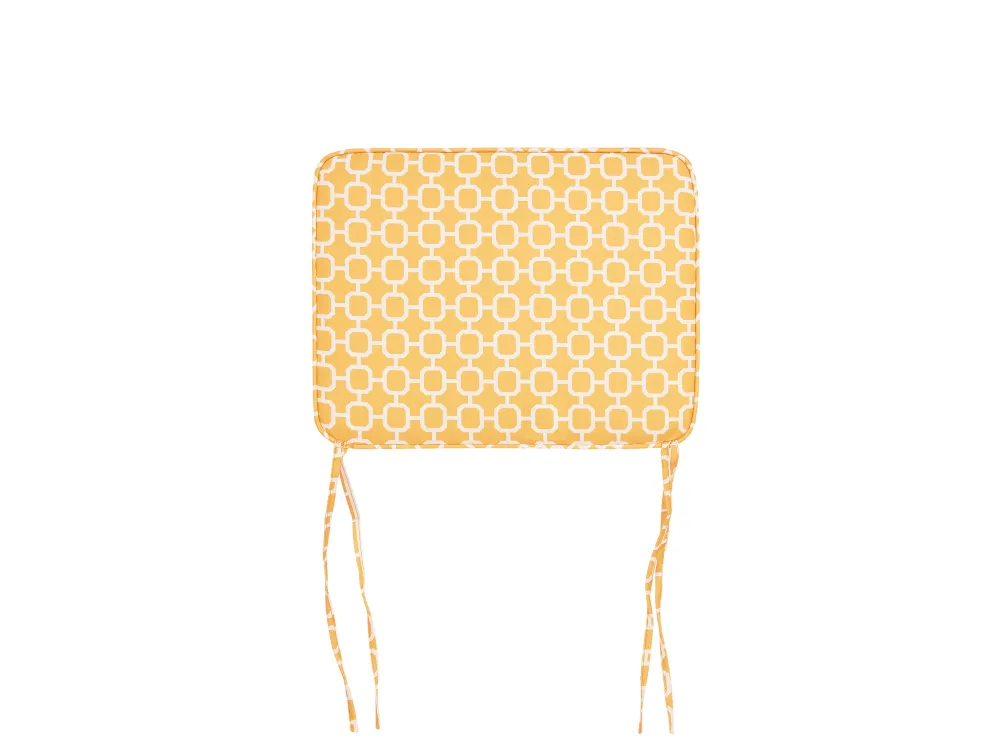 Ulkokalusteet<Beliani 2-Istuttava Bistrosetti Akaasia Valkoinen/Keltainen Fiji