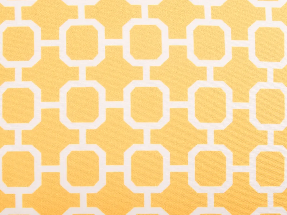 Ulkokalusteet<Beliani 2-Istuttava Bistrosetti Akaasia Valkoinen/Keltainen Fiji