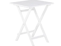 Ulkokalusteet<Beliani 2-Istuttava Bistrosetti Akaasia Valkoinen/Keltainen Fiji